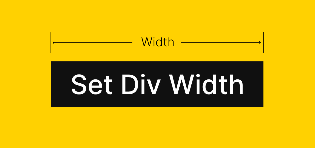 Set Div Width with CSS