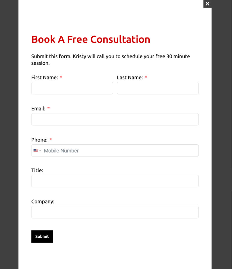 Website Redesign-THE FORM